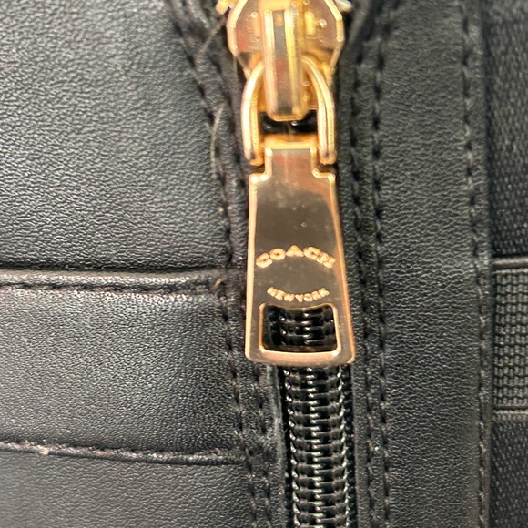 Coach Felicity Leather Riding Boots Black Gold Hardware Size 10 - Picture 7 of 11